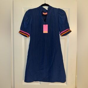 THML Casual Blue and Pink Dress